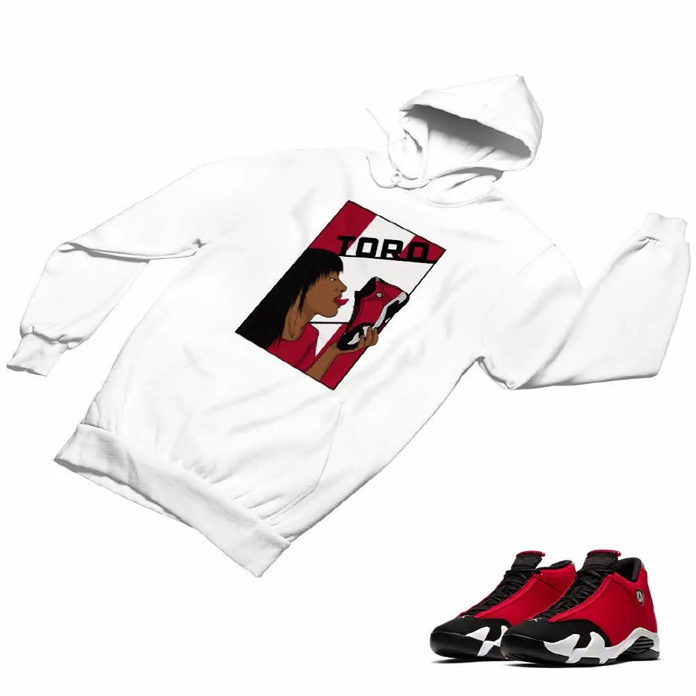 Jordan 14 Retro Gym Red Matching Custom Designed Hoodies JD 14-7-6