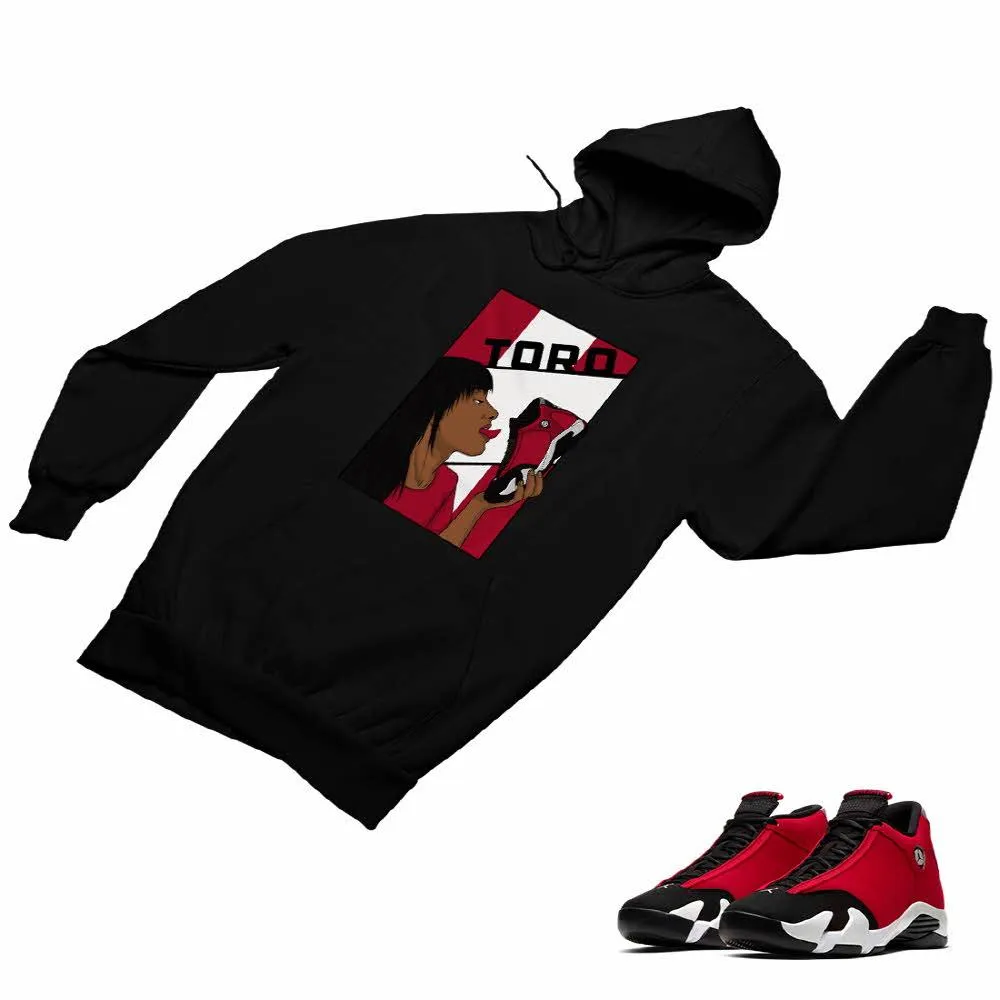 Jordan 14 Retro Gym Red Matching Custom Designed Hoodies JD 14-7-6