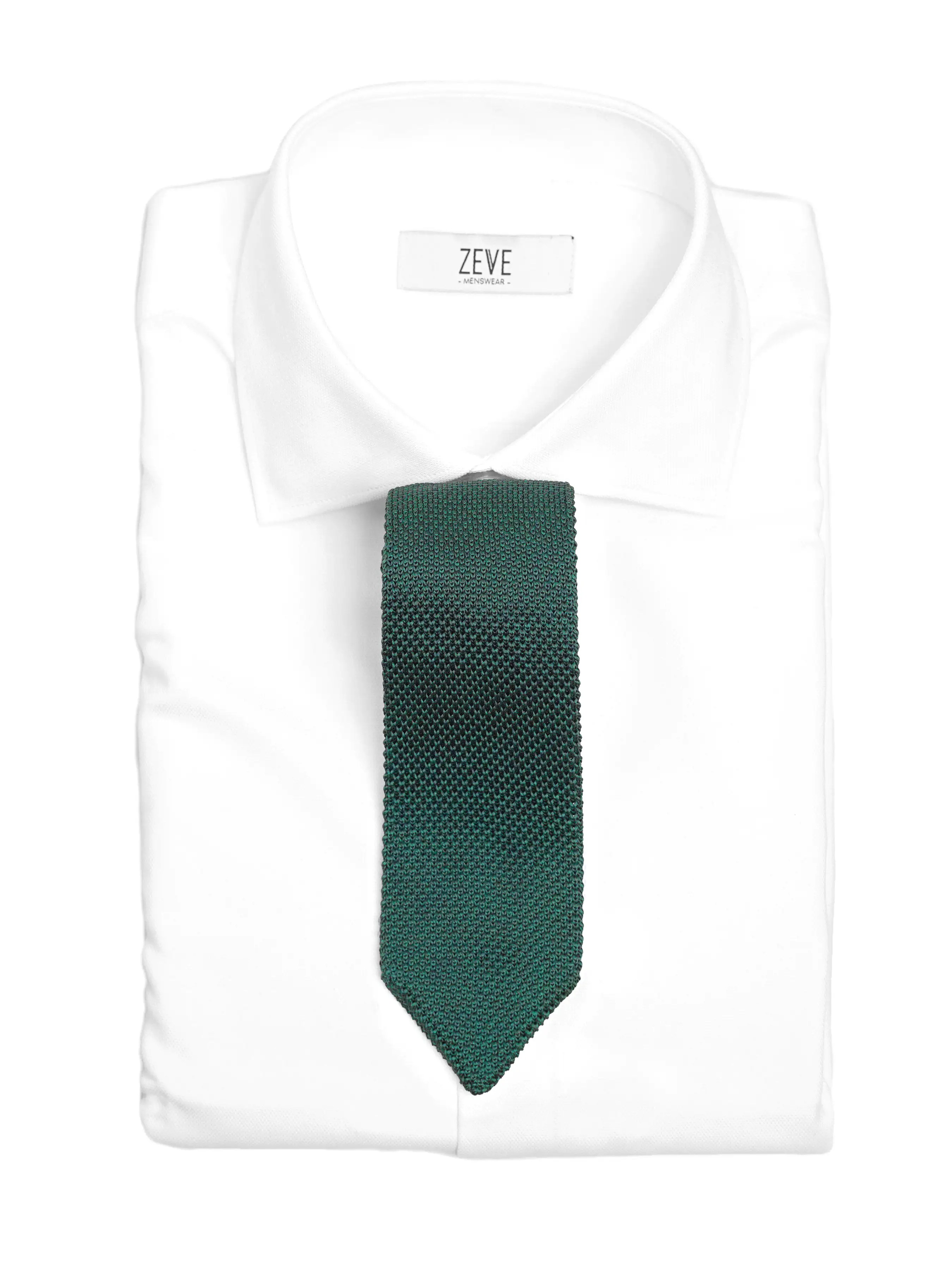 Knit Tie - Emerald Green