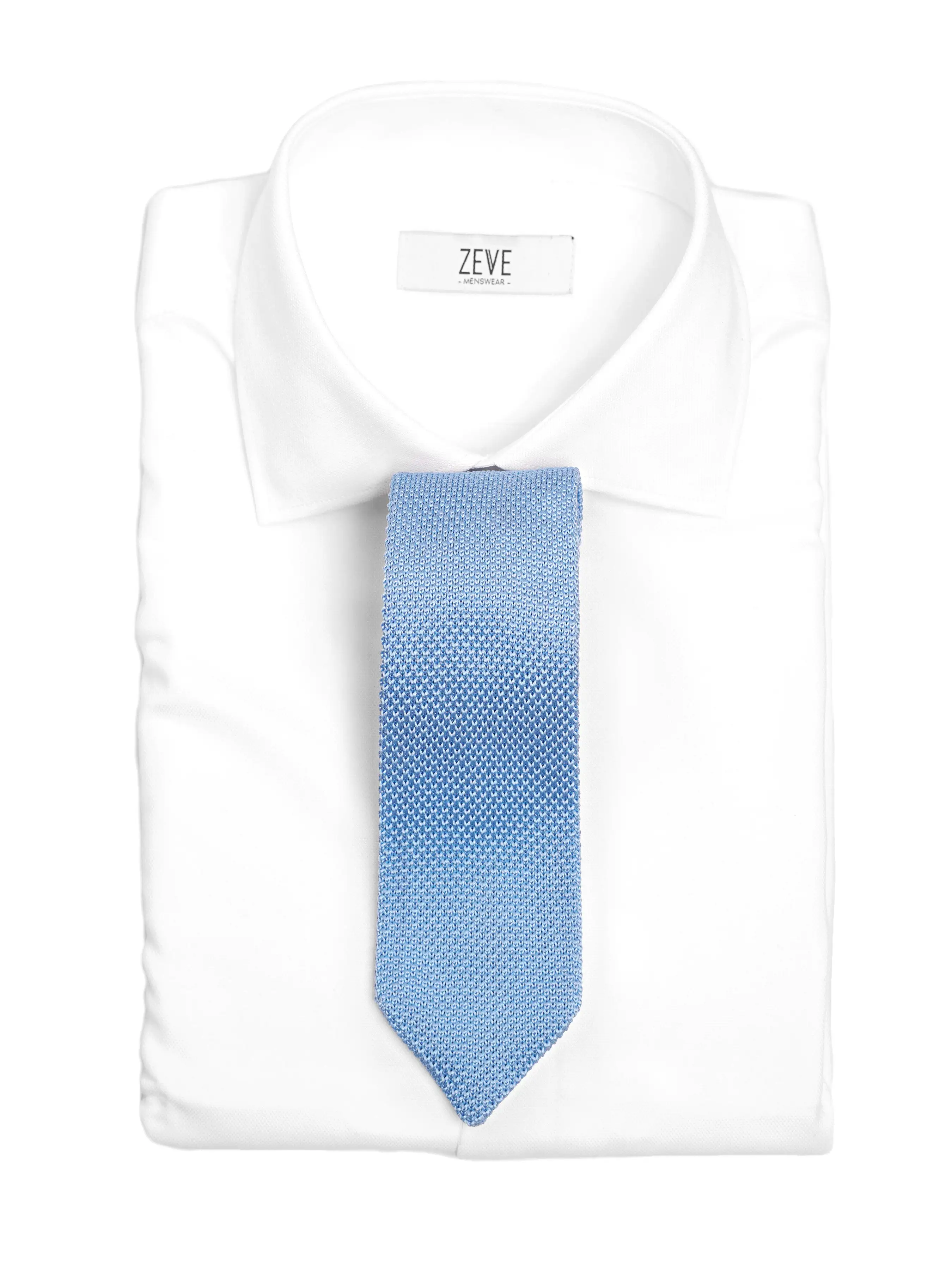 Knit Tie - Sky Blue