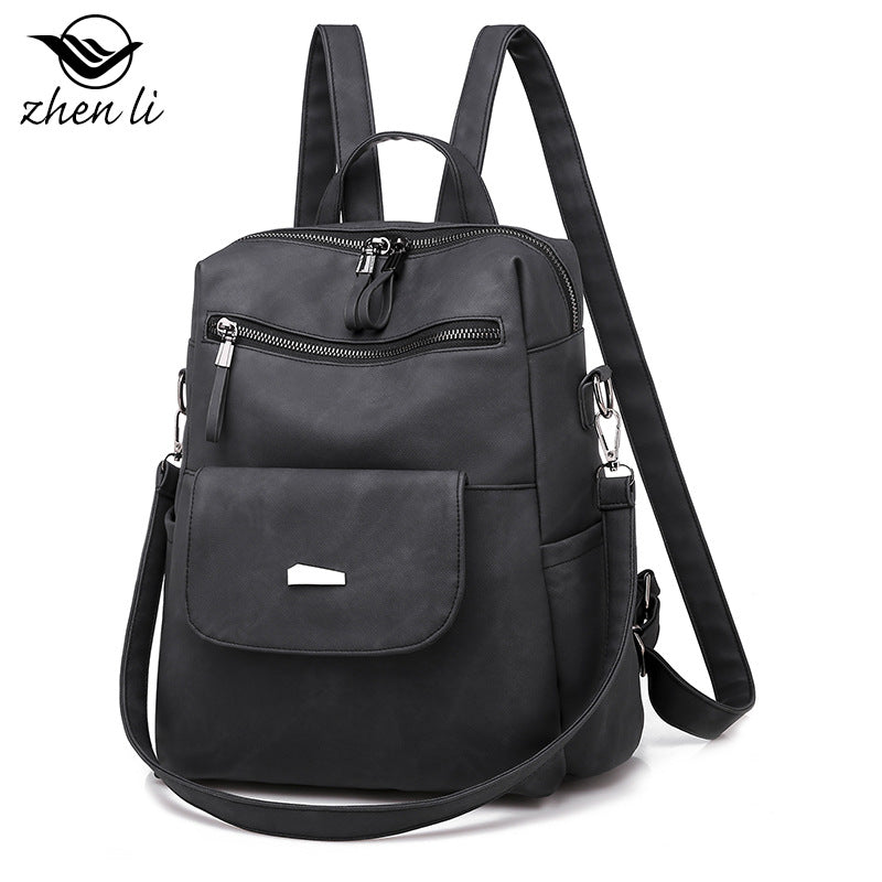 Korean style large capacity women's backpack