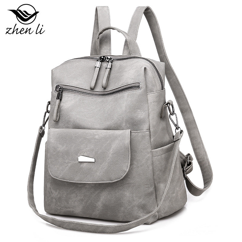 Korean style large capacity women's backpack