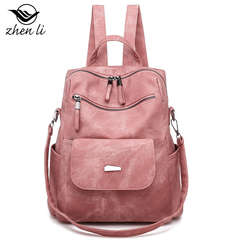 Korean style large capacity women's backpack