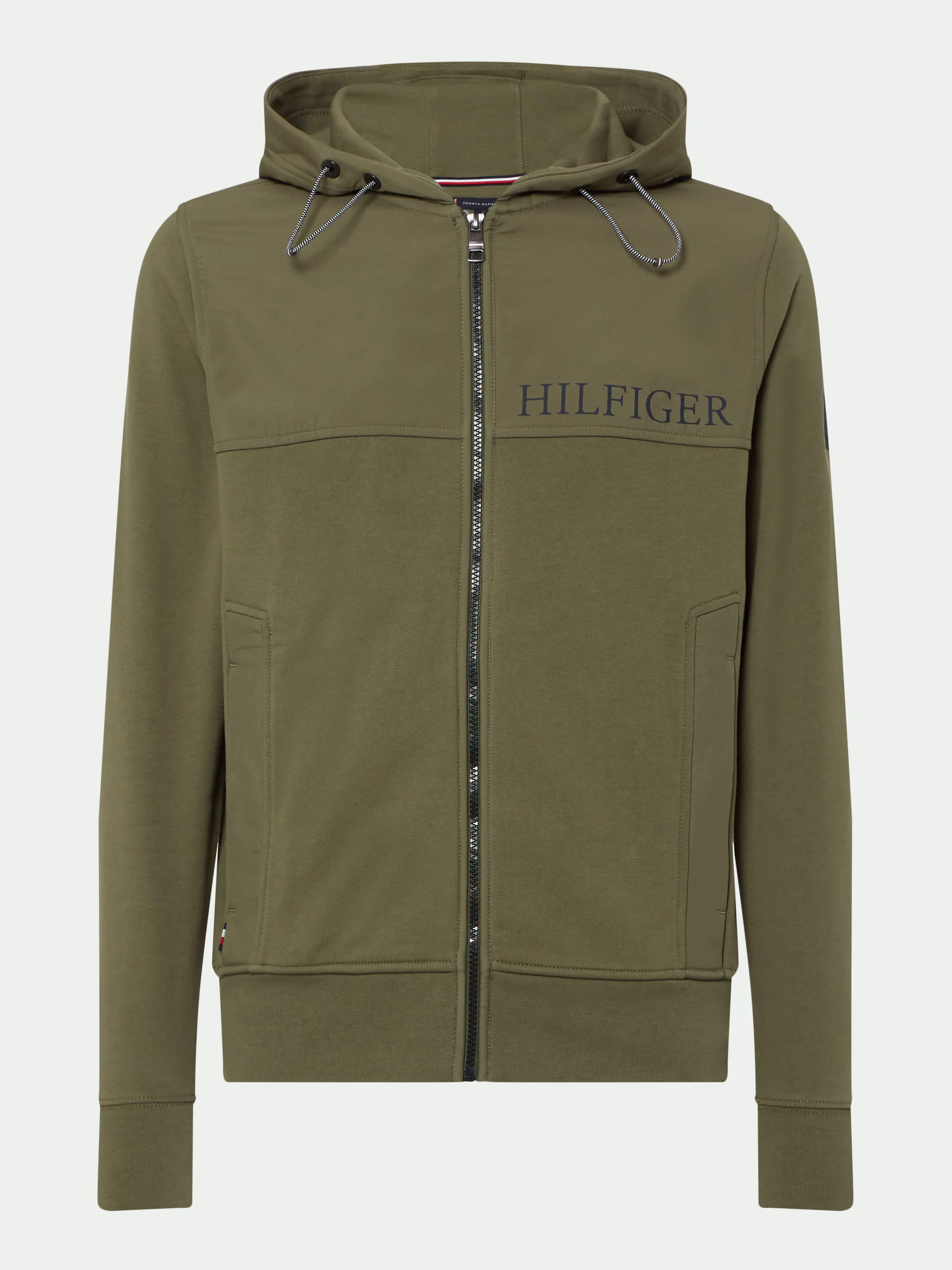 Logo Patch Zip-Thru Hoodie | Hoodies | Tommy Hilfiger