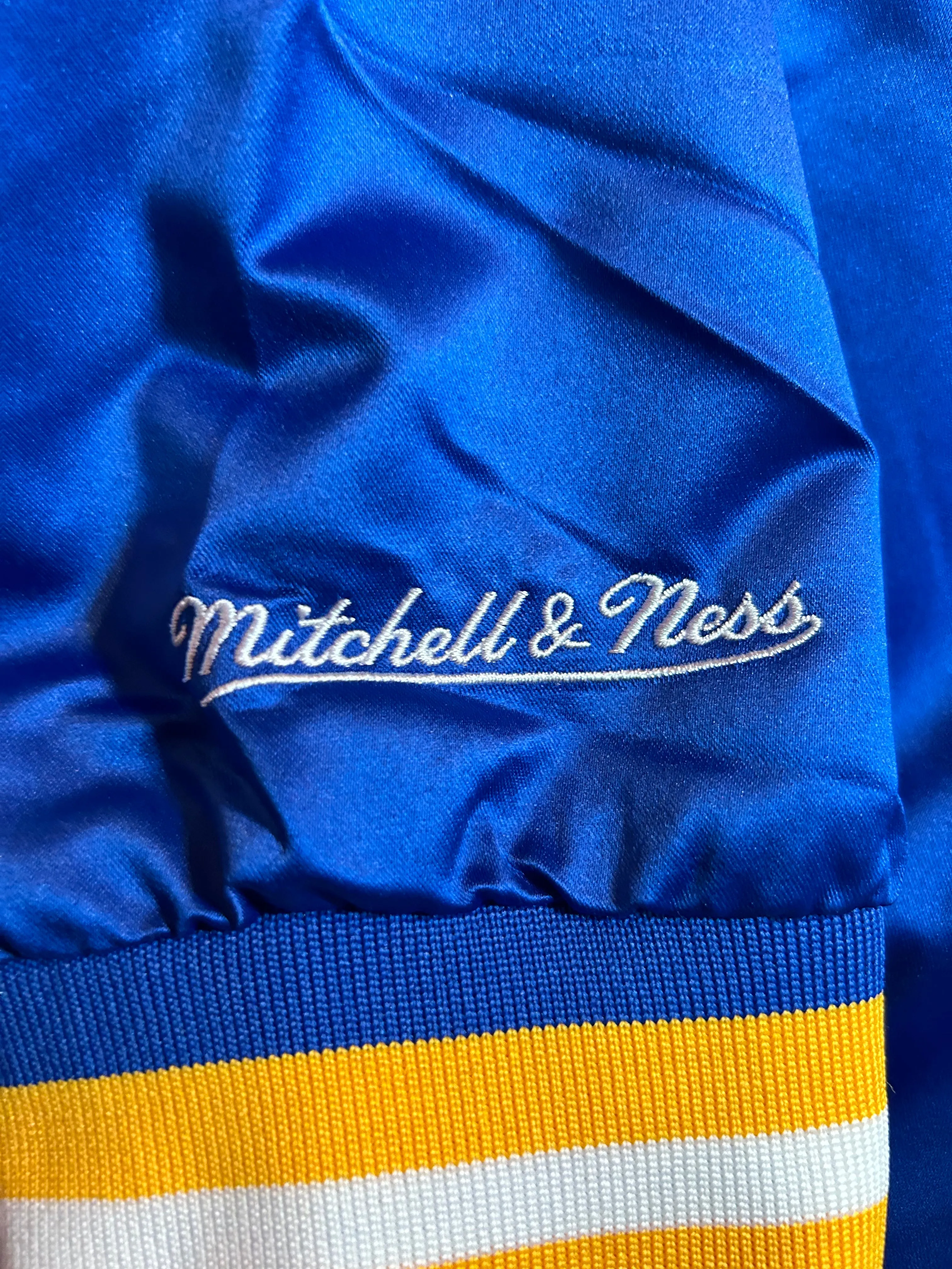 Los Angeles Rams NFL Mitchell & Ness Satin Lightweight Jacket