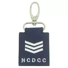 MINI NCDCC RANK KEYCHAIN - SERGEANT (SGT)