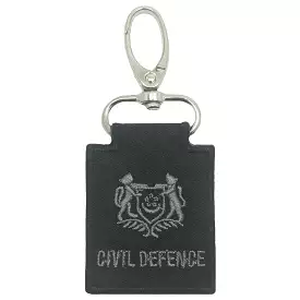 MINI SCDF RANK KEYCHAIN - BLACK FOLIAGE MAJOR (MAJ)