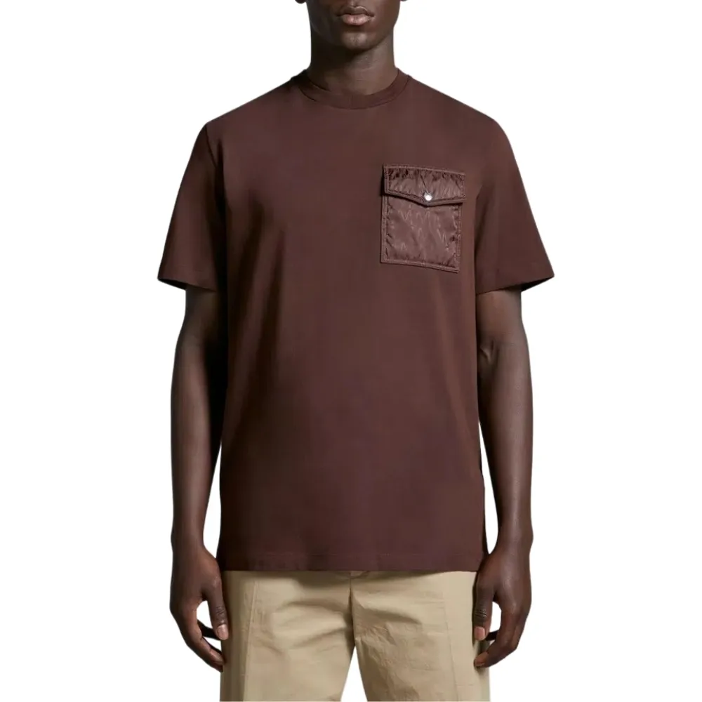 MONCLER  |Crew Neck Street Style Plain Cotton Short Sleeves