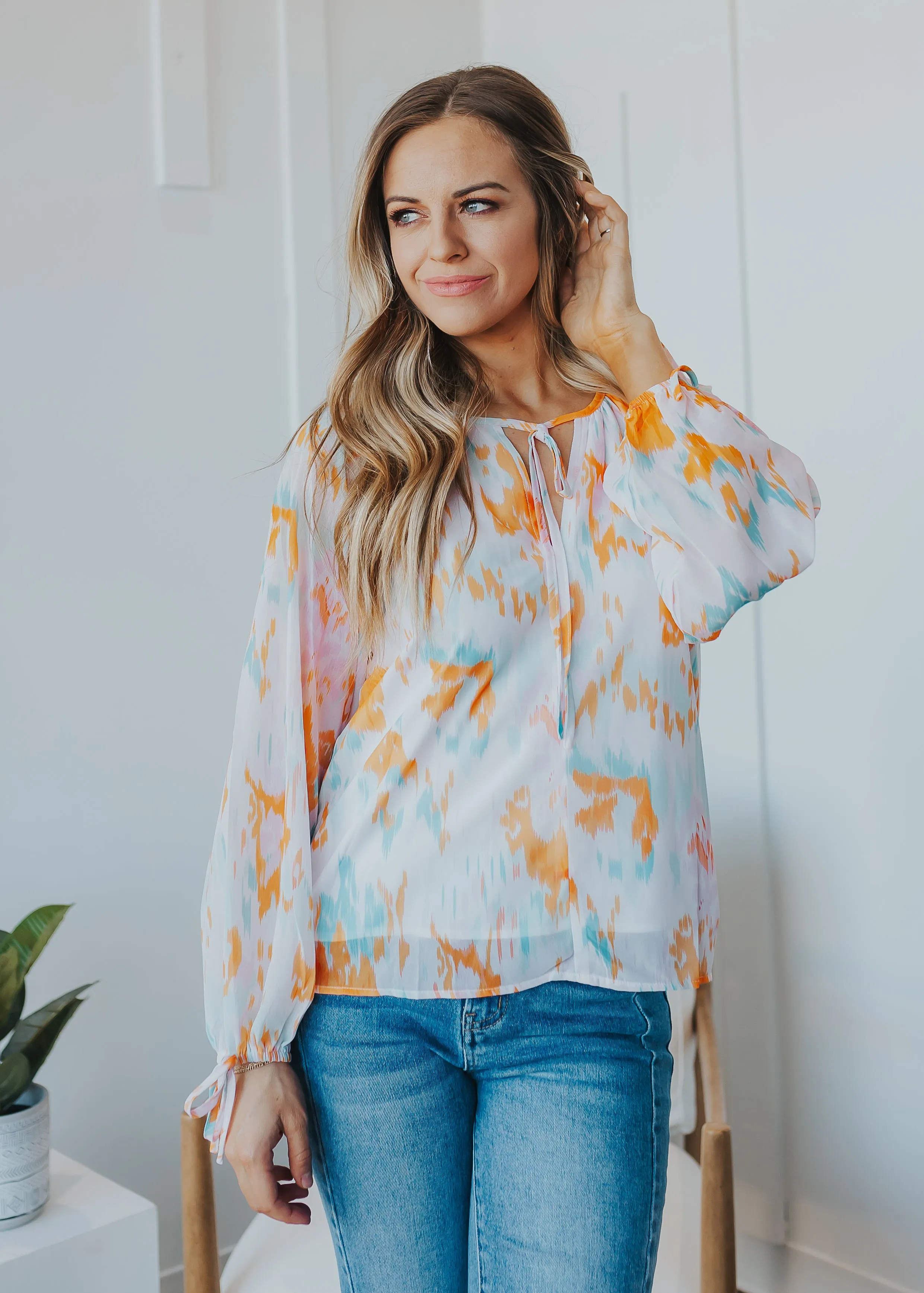 Monet Watercolor Blouse