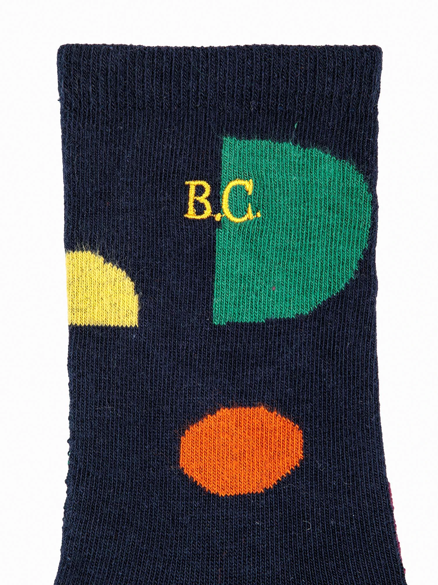 Multicolour Shapes Long Socks