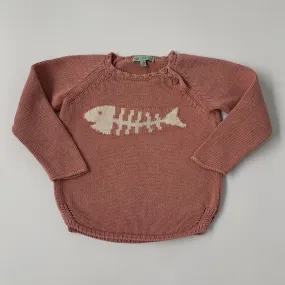 Nanos Dusty Pink Cotton Jumper: 30 Months