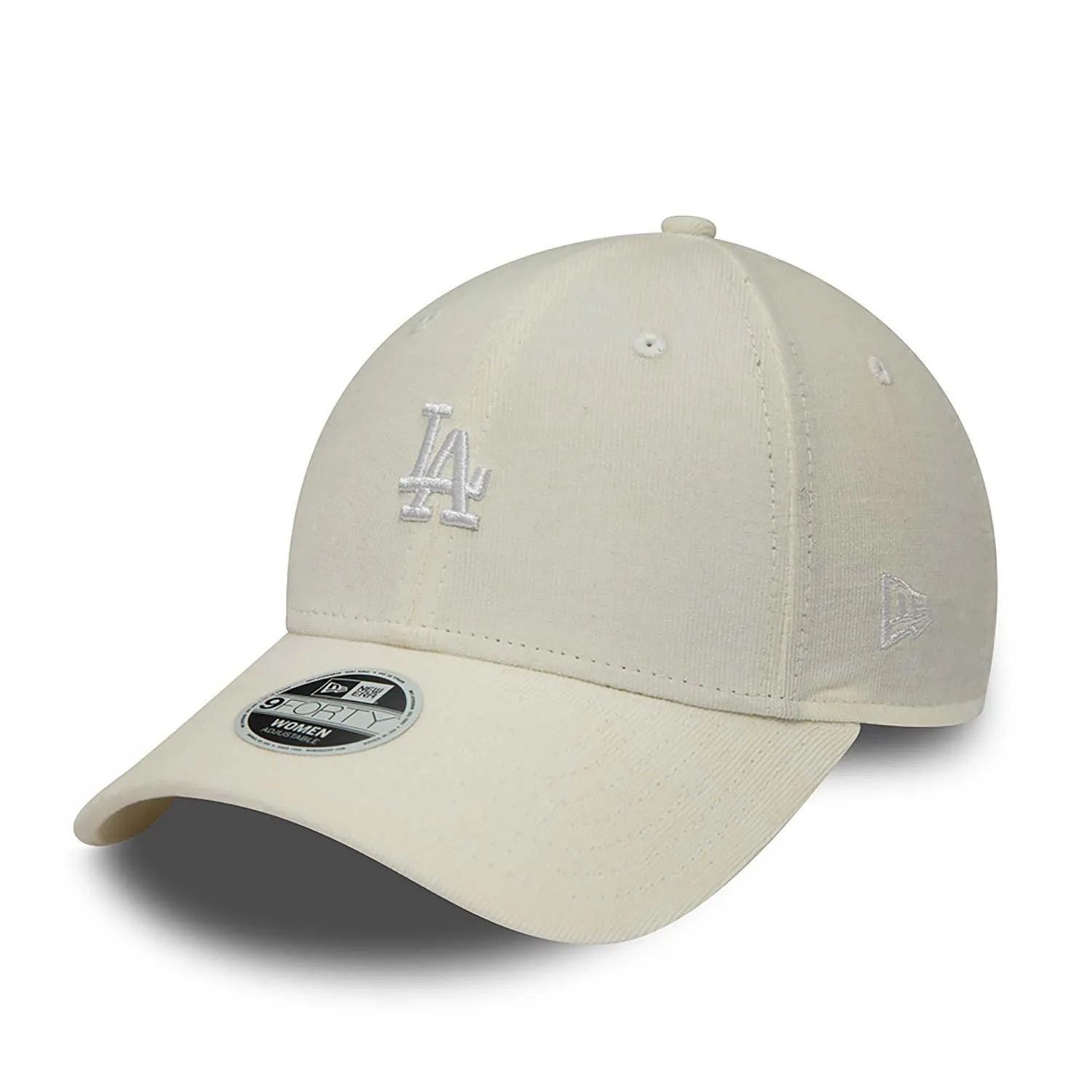 NEW ERA 9FORTY WOMEN MLB LOS ANGELES DODGERS MINI CORD CREAM CAP