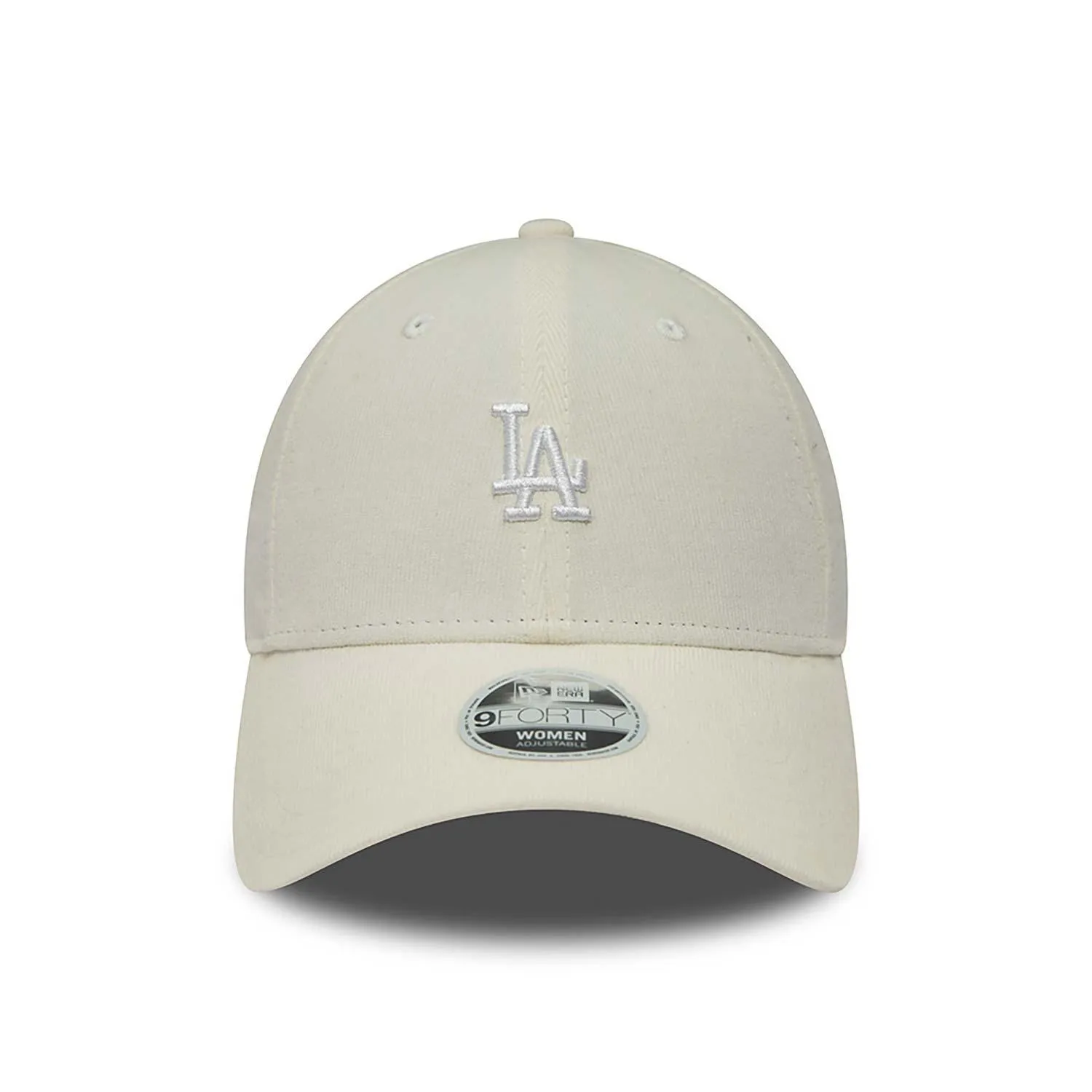 NEW ERA 9FORTY WOMEN MLB LOS ANGELES DODGERS MINI CORD CREAM CAP