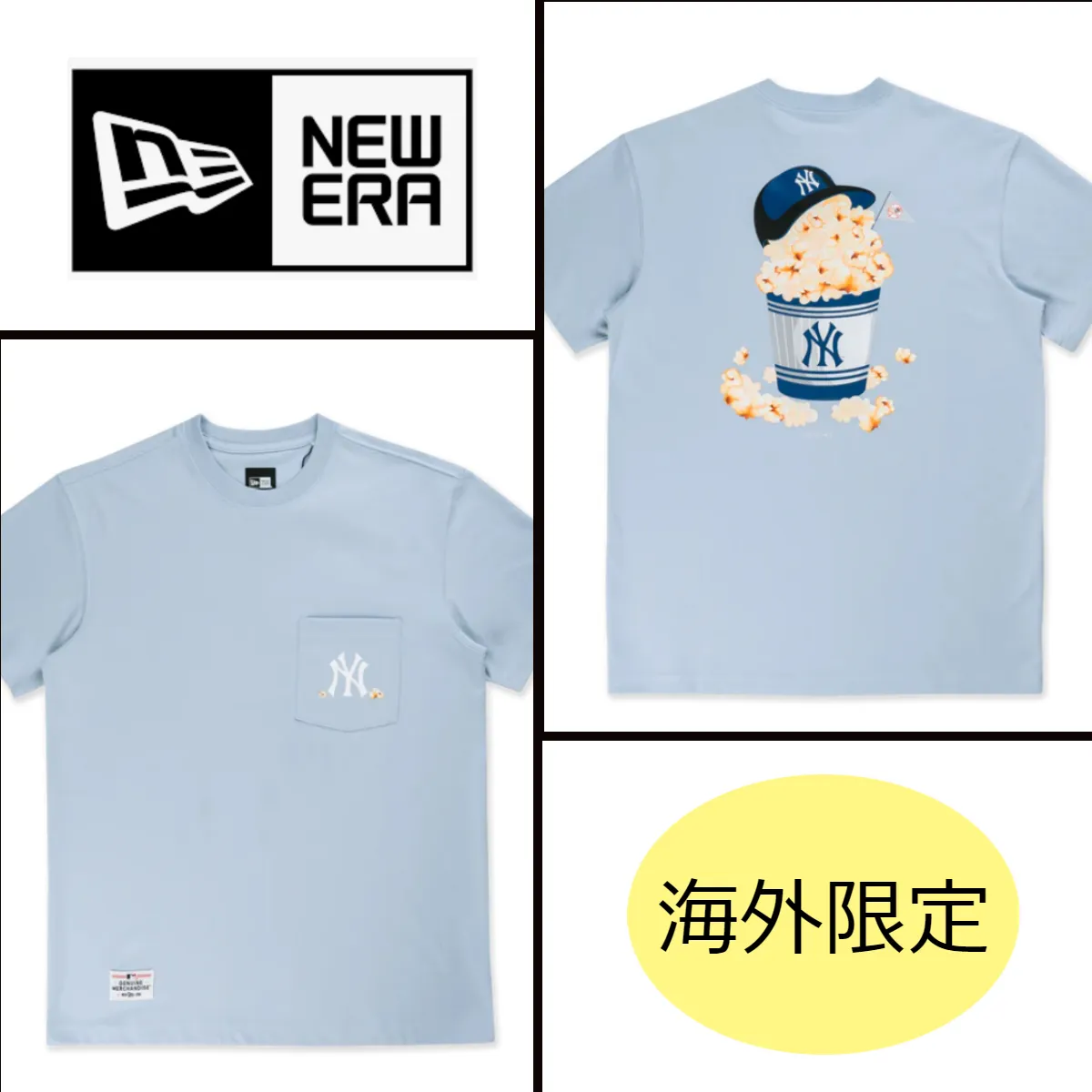 New Era  |Crew Neck Unisex Street Style Short Sleeves