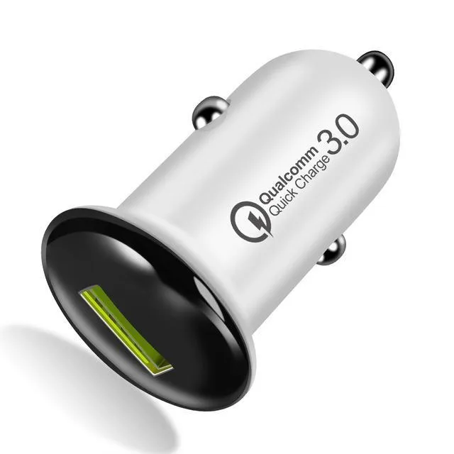 New Mini 18W Fast USB Car Charger For Smart Phone