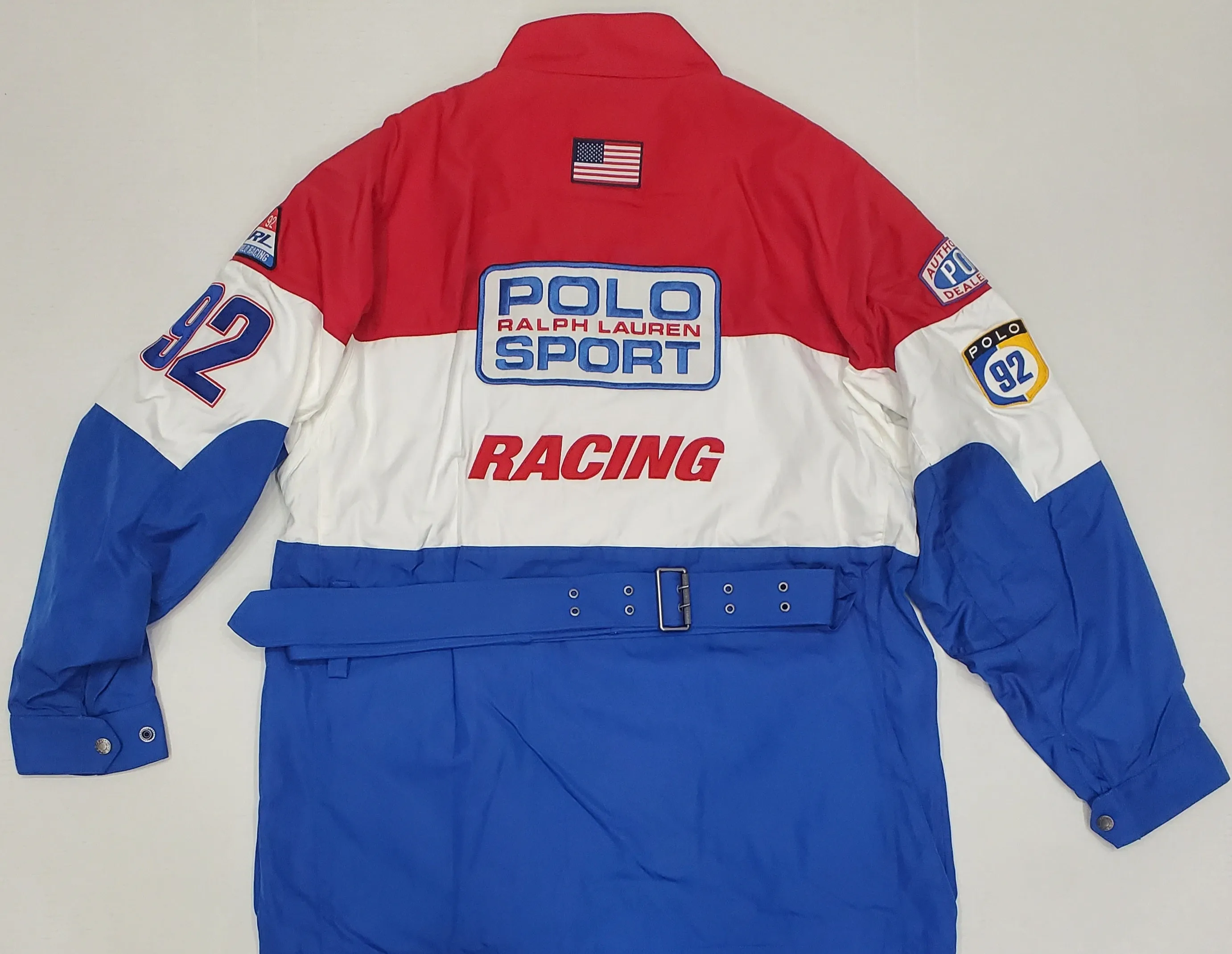 Nwt Polo Ralph Lauren Racing Jacket w/Patches