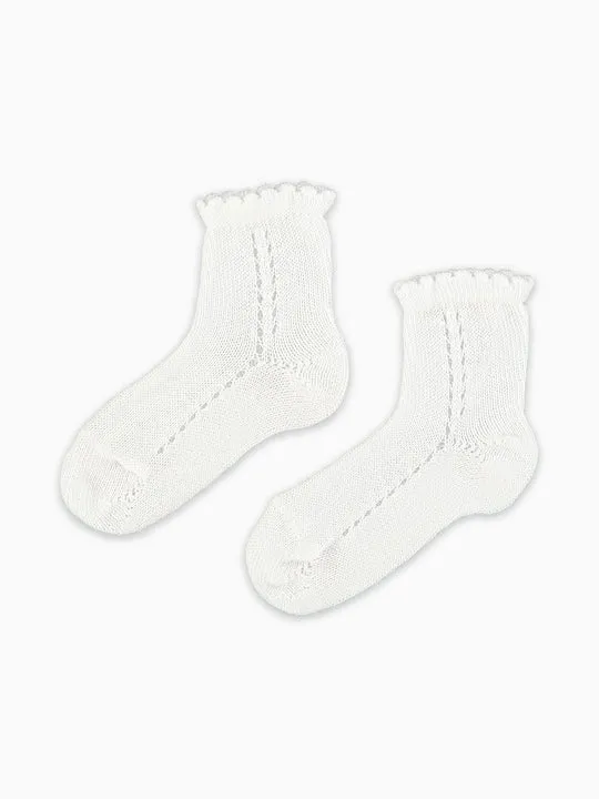 openwork short socks