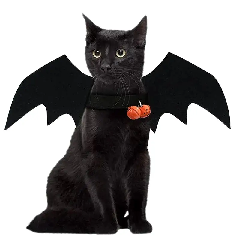 Pet Cat Costume Bat Wings Funny Pet Cosplay Prop Dog Halloween Costume Cat Dog Costume Cats Accessories Ropa Para Gatos