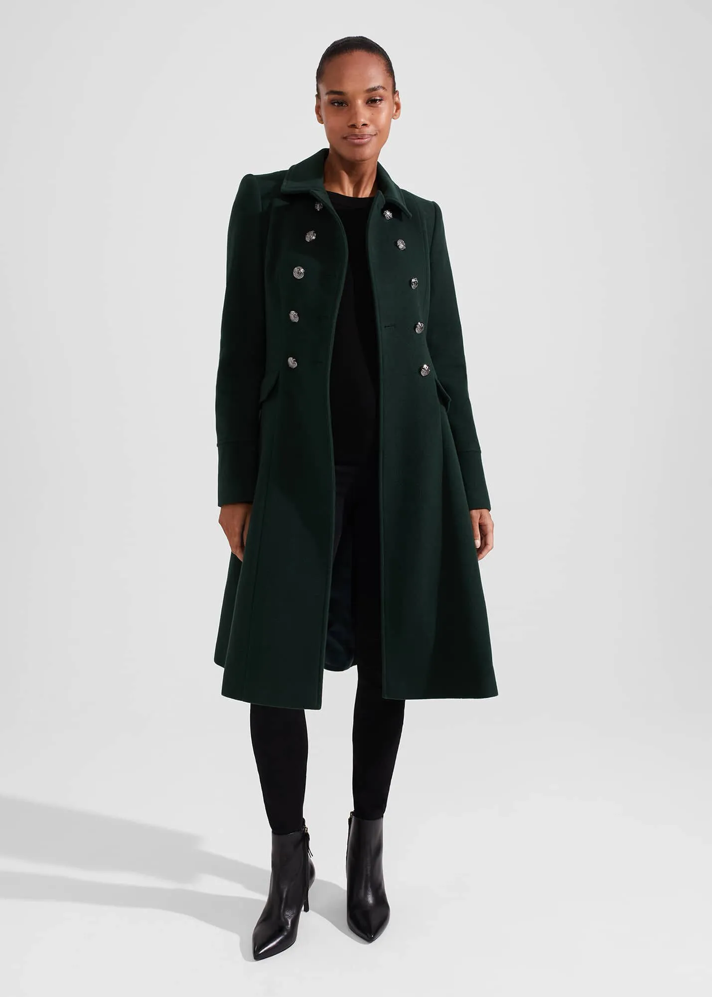 Petite Clarisse Wool Blend Coat 