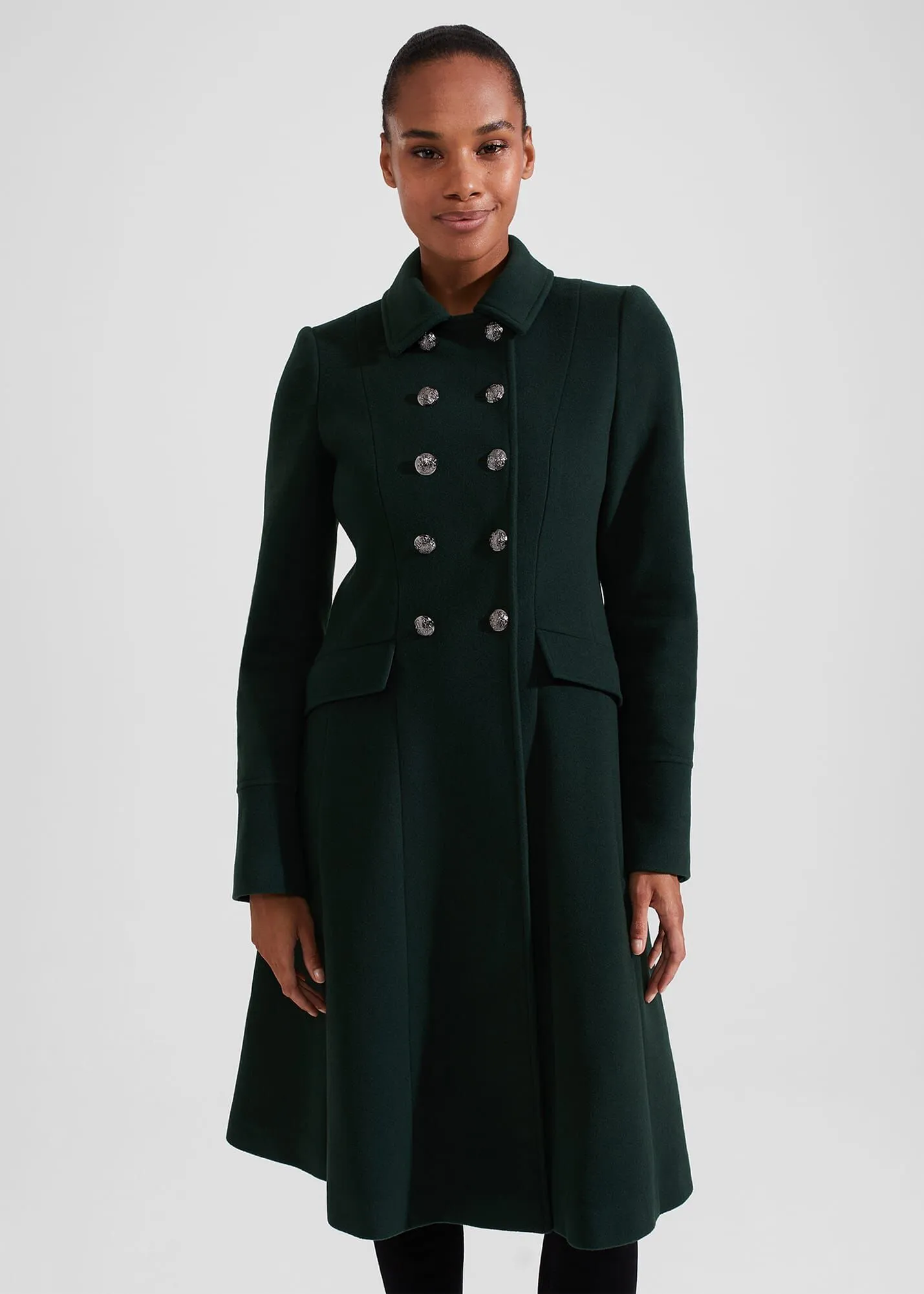 Petite Clarisse Wool Blend Coat 