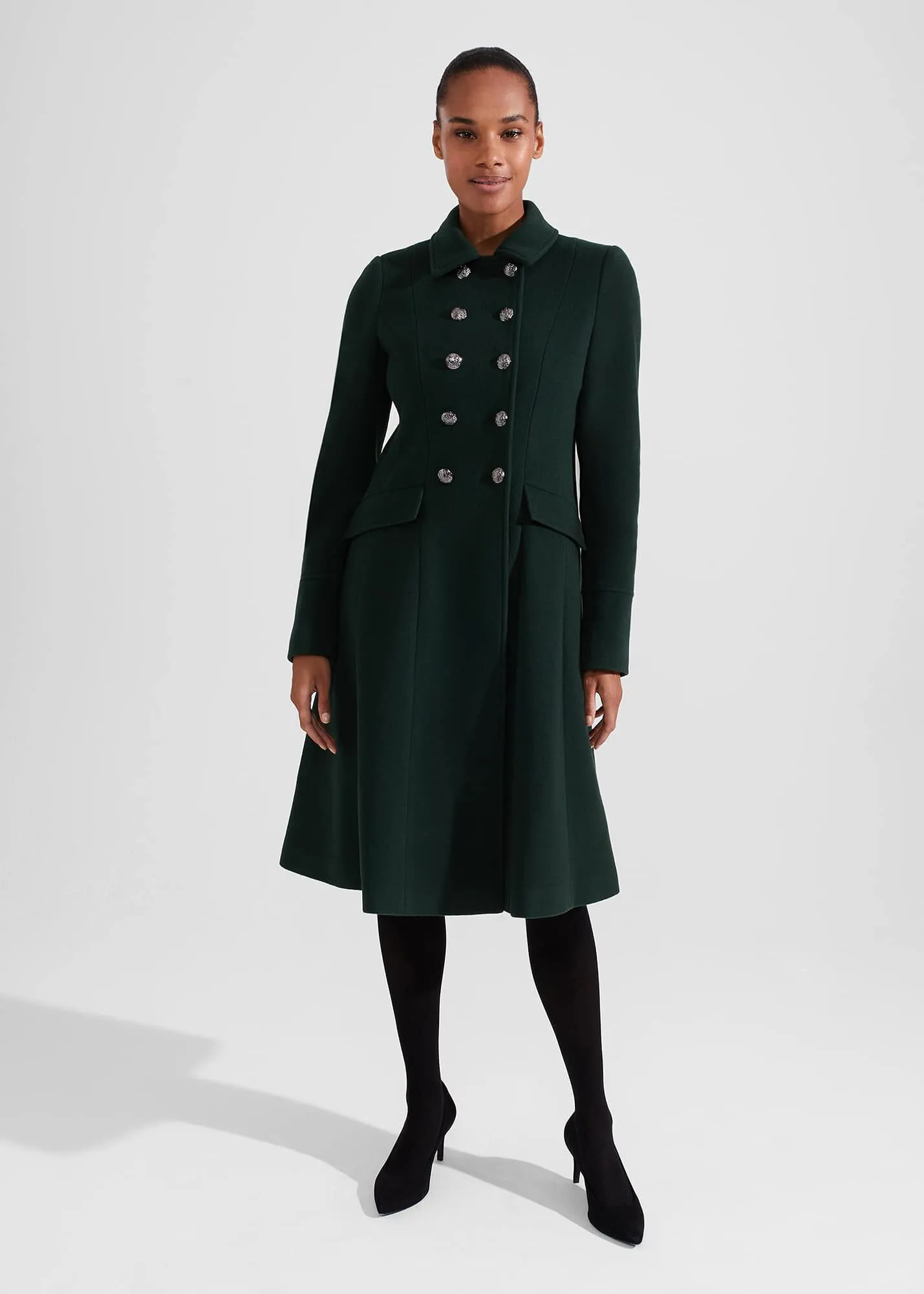 Petite Clarisse Wool Blend Coat 