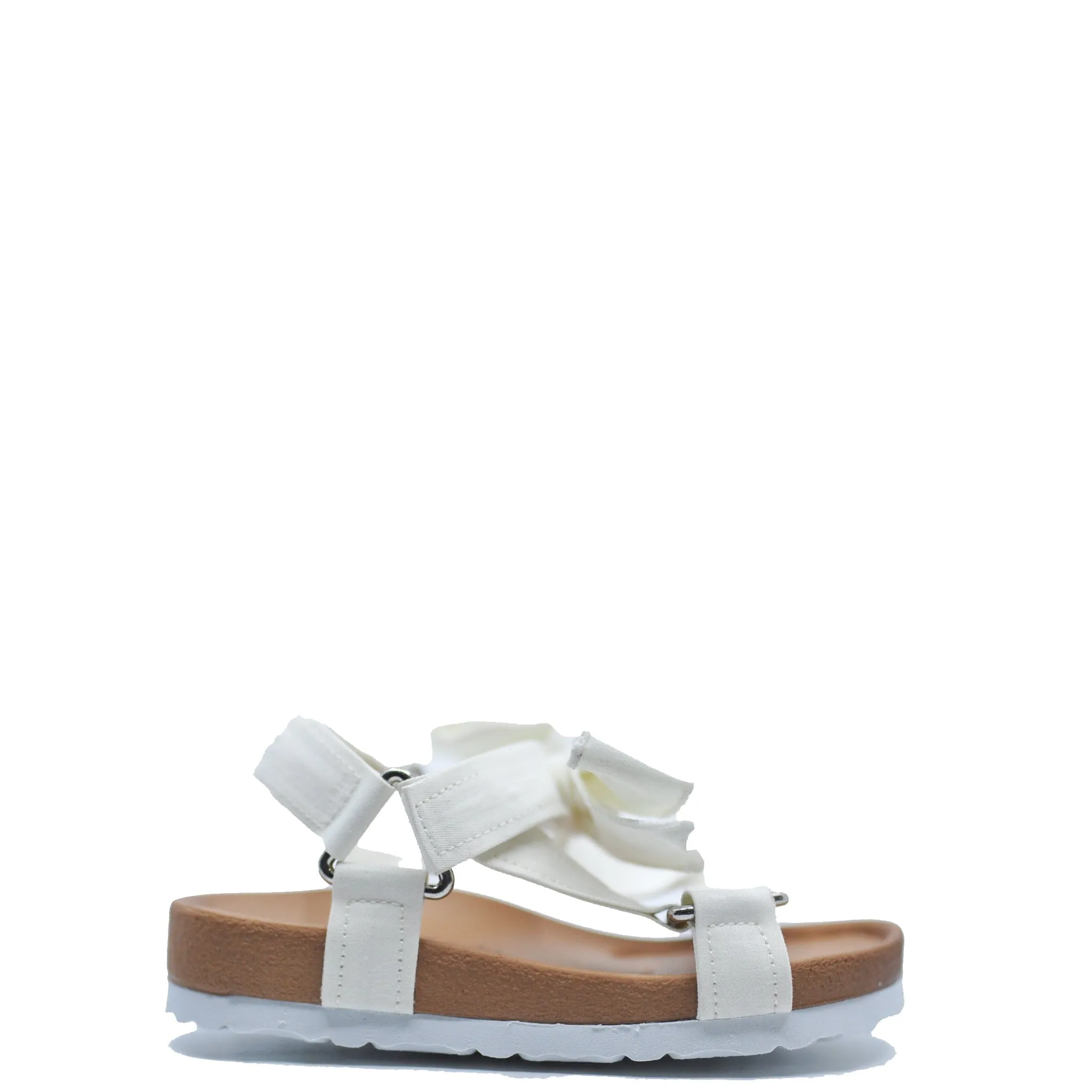 Petite Hailey Cream Bow Sandal