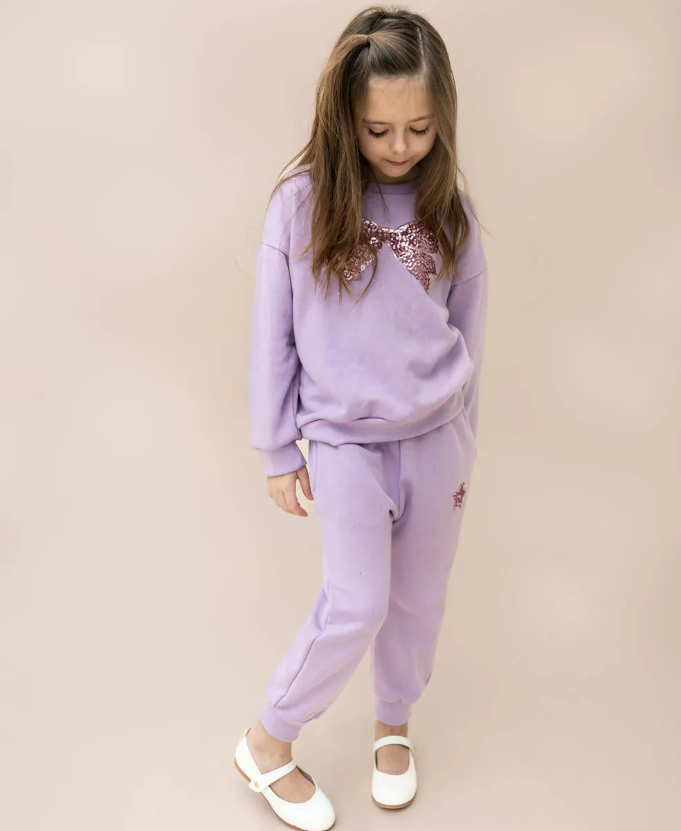 Petite Hailey Nyla Sweatshirt in Light Purple