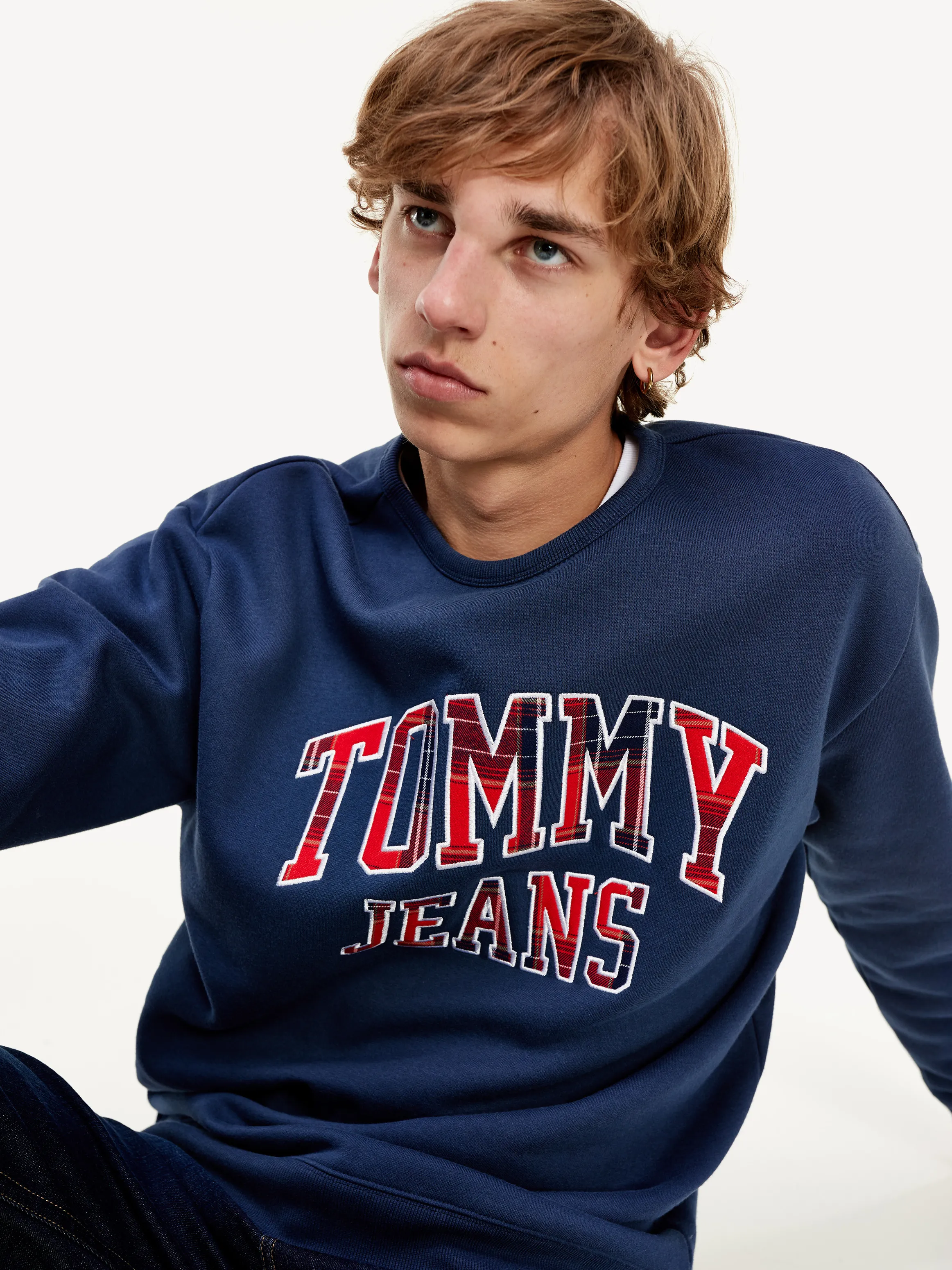 Plaid Logo Sweatshirt | Sweatshirts & Hoodies | Tommy Hilfiger