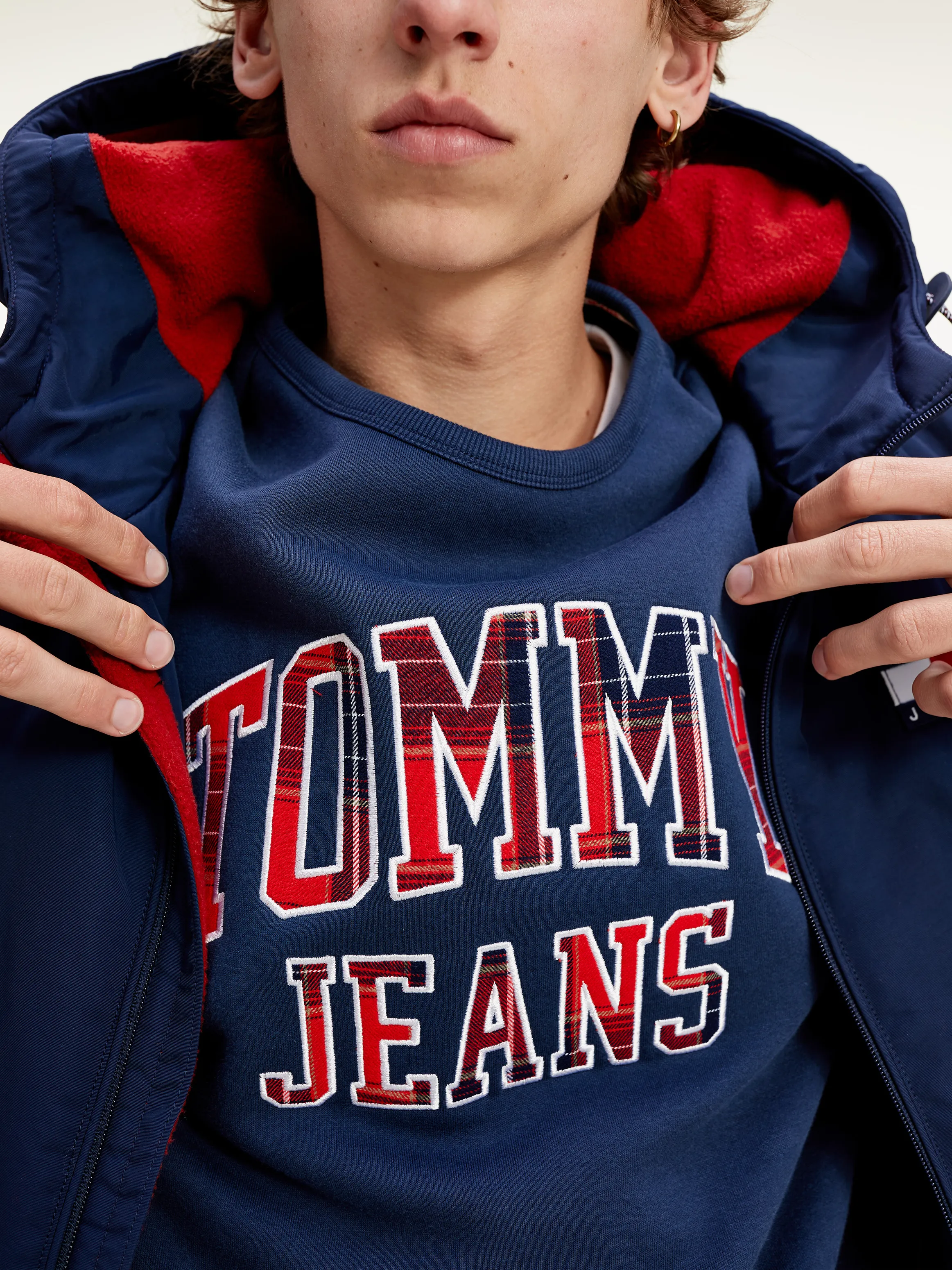 Plaid Logo Sweatshirt | Sweatshirts & Hoodies | Tommy Hilfiger