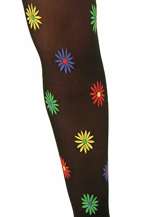 Poppylicious Flocked Daisy Tights ()