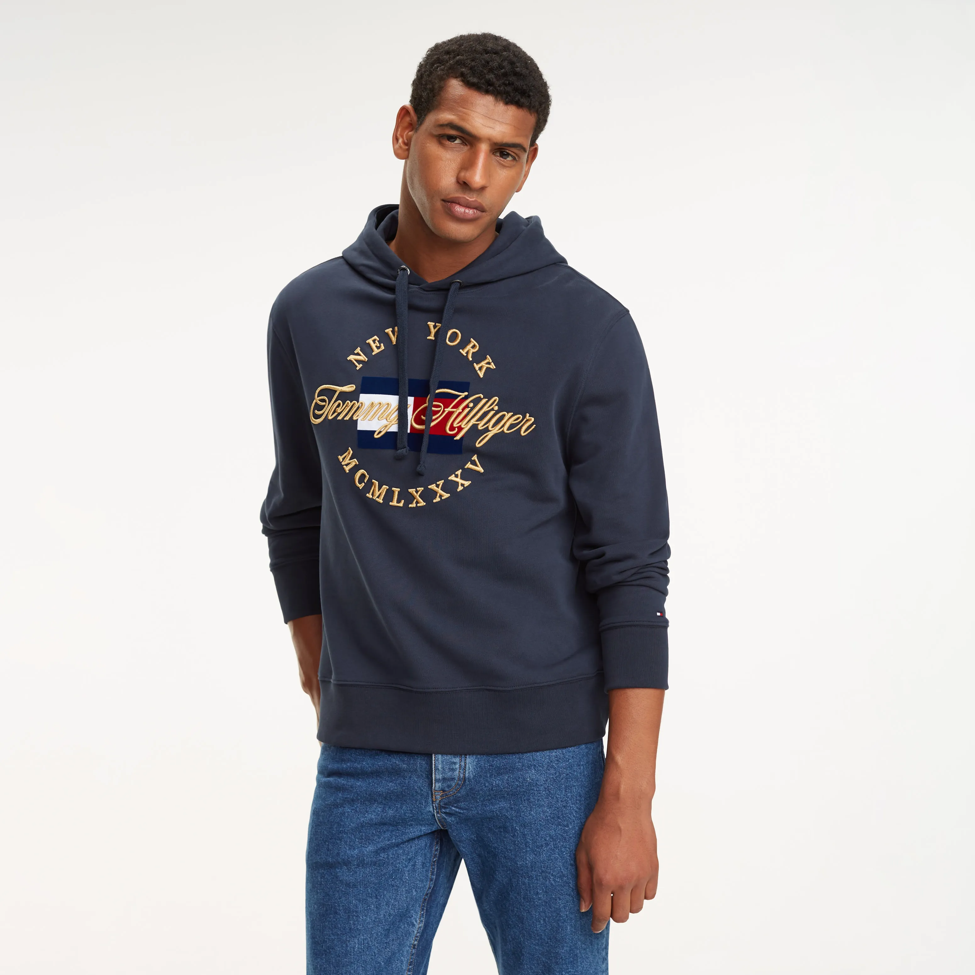 Pure Cotton Logo Hoodie | Hoodies | Tommy Hilfiger