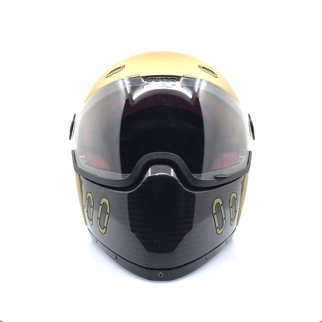 Qwart - Phoenix Custom Matte Magnesium Glossy Carbon Mask