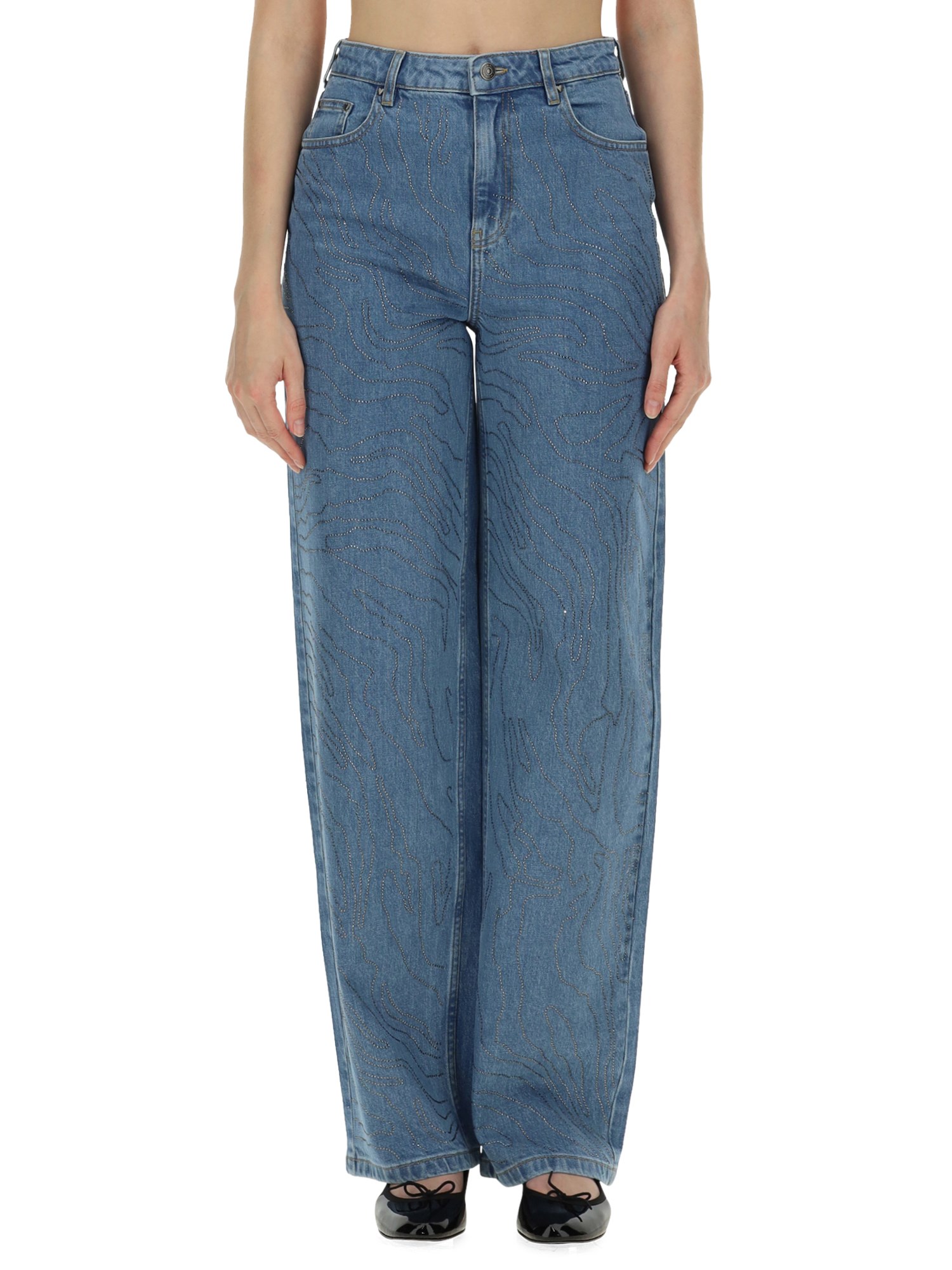 ROTATE BIRGER CHRISTENSEN    STRAIGHT LEG JEANS