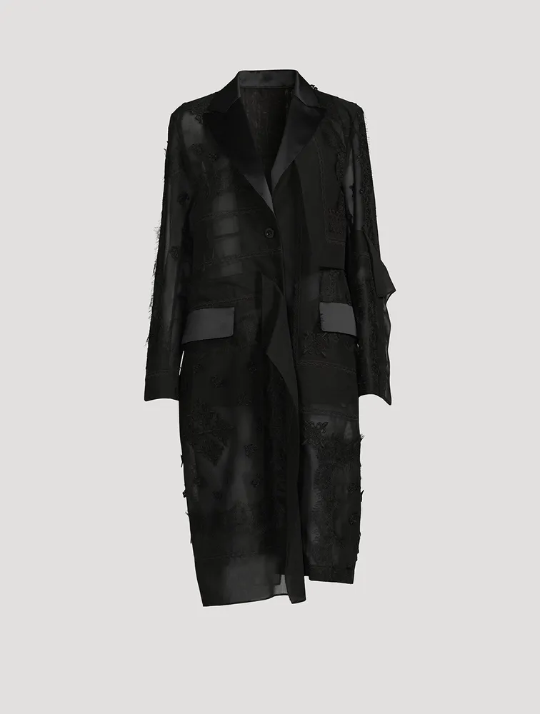 SACAI Bandana Lace Coat