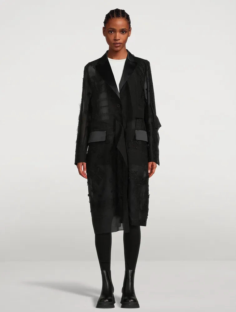 SACAI Bandana Lace Coat