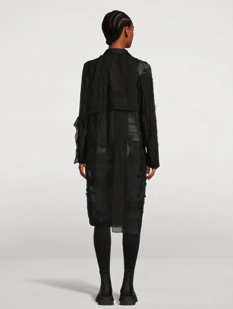 SACAI Bandana Lace Coat