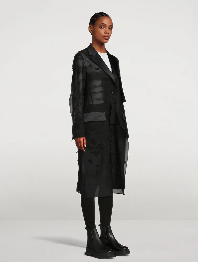 SACAI Bandana Lace Coat