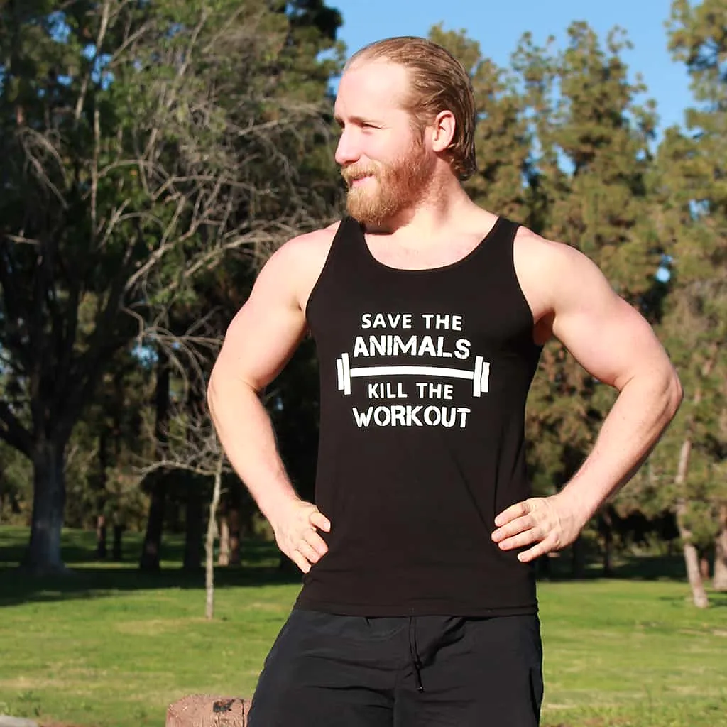 Save The Animals, Kill The Workout Unisex Tank - 3 colors