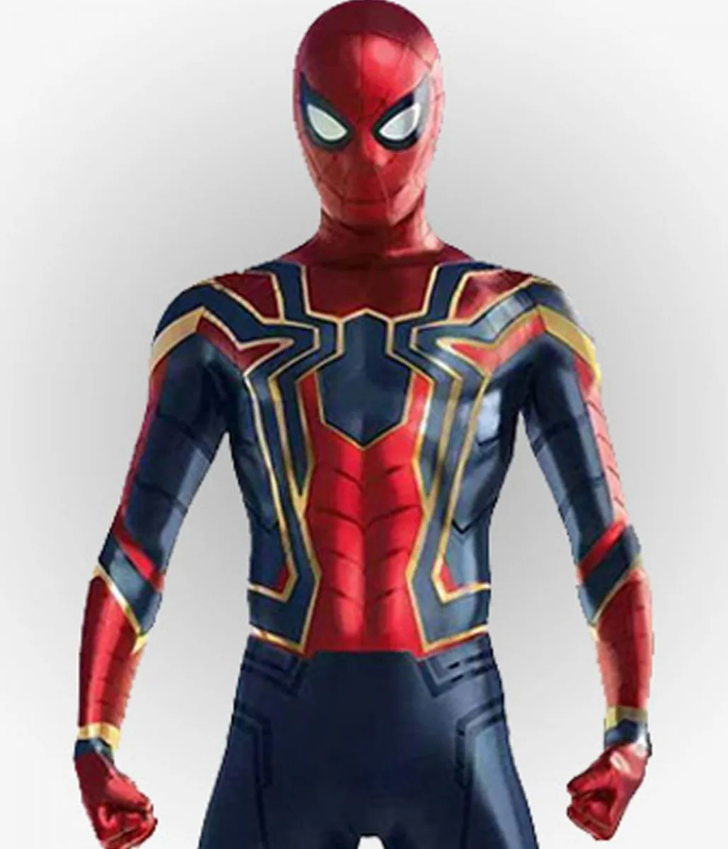 Spiderman Avengers Infinity War Leather Jacket