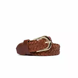 Talia Braided Belt Brandy