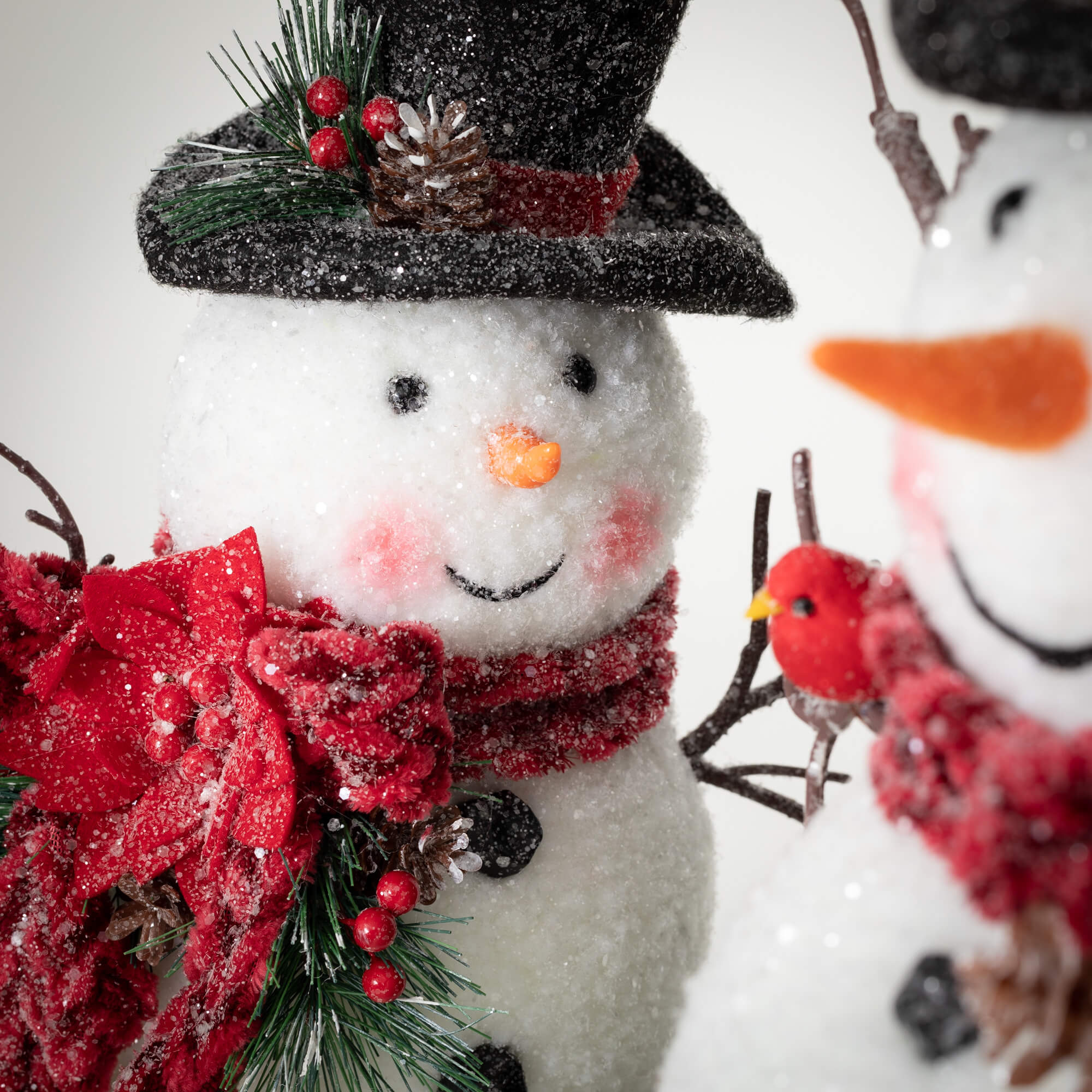 Tall Snowman Figure Set Of 2