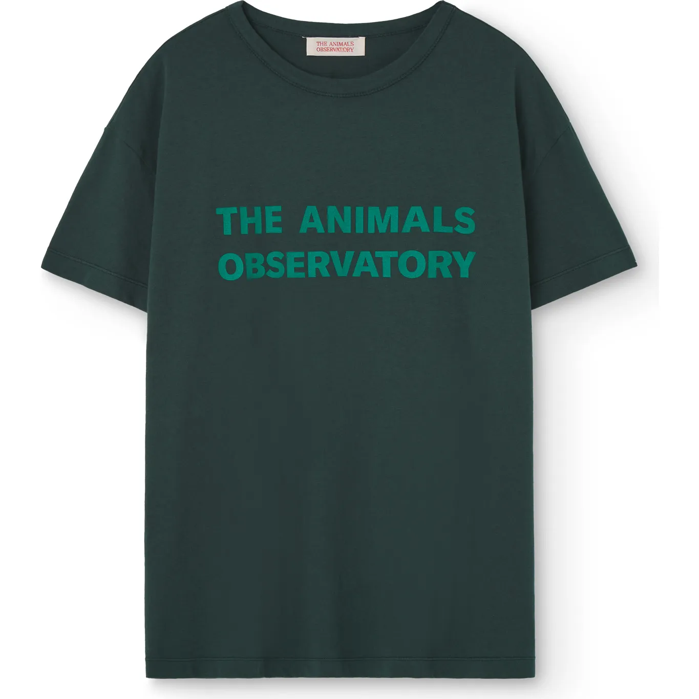 The Animals Observatory Women's Orion Regular Fit T-Shirt, Deep Green