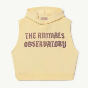 THE ANIMALS OBSERVATORY Yellow Whale Kids Sweatshirt