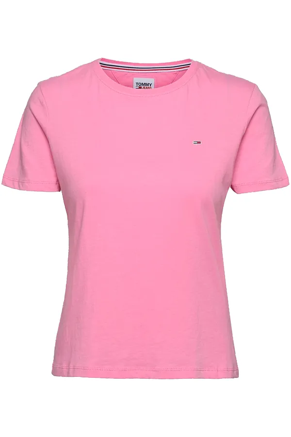 Tommy Hilfiger Women Regular Logo Tee Pink