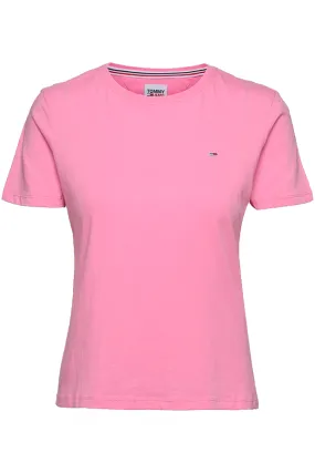 Tommy Hilfiger Women Regular Logo Tee Pink