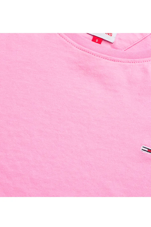 Tommy Hilfiger Women Regular Logo Tee Pink