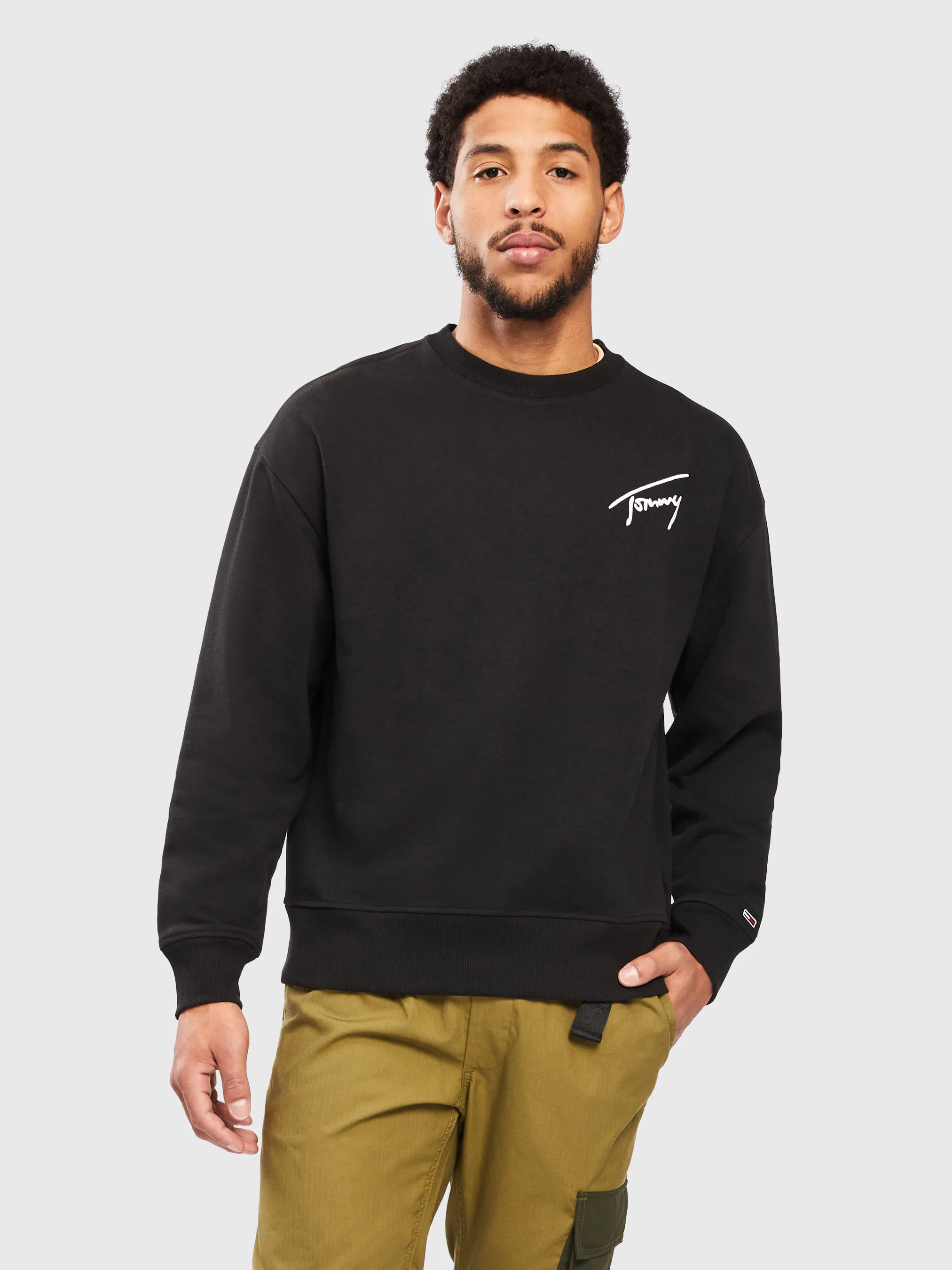 Tommy Signature Crew | Sweatshirts & Hoodies | Tommy Jeans