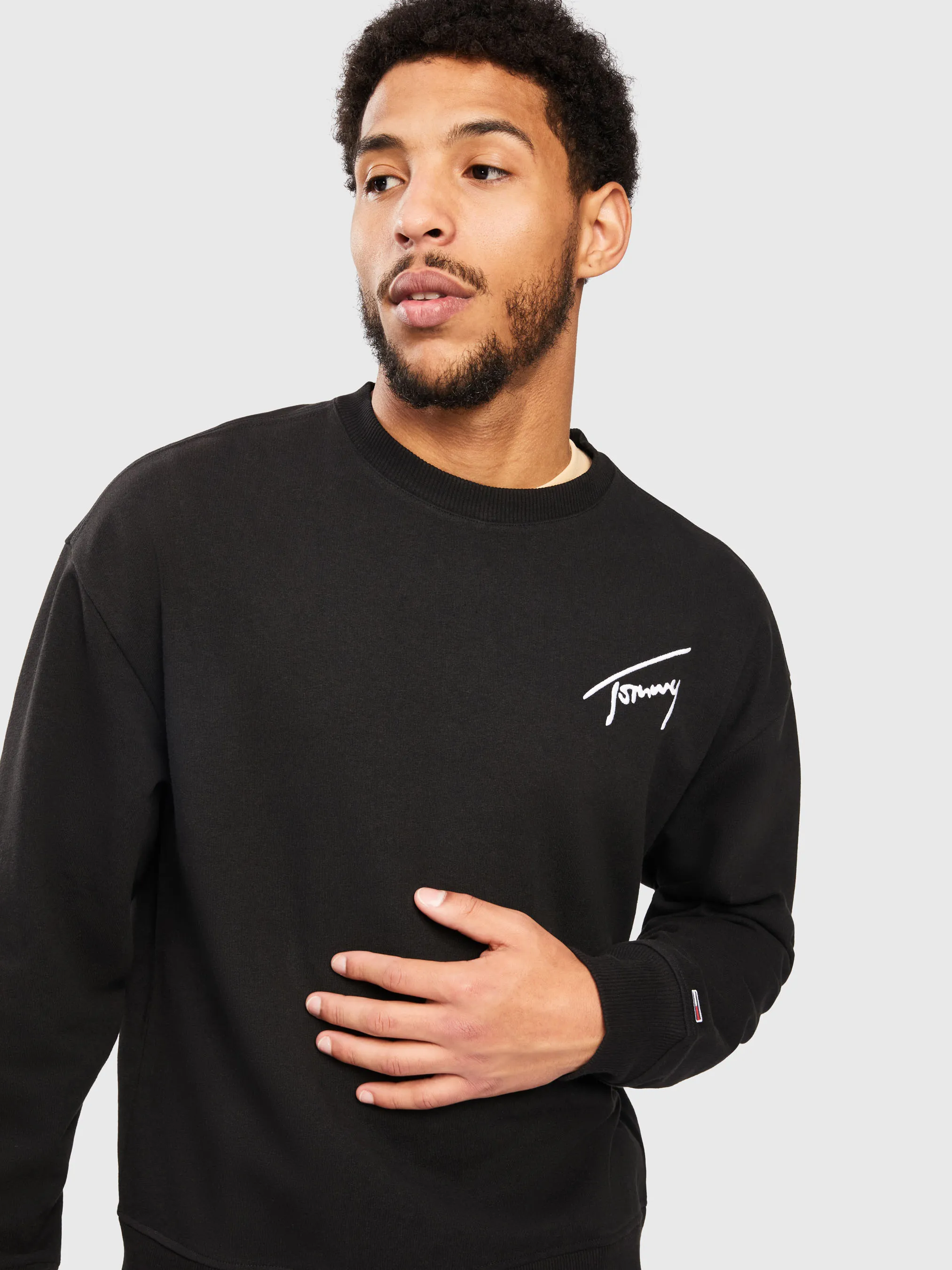 Tommy Signature Crew | Sweatshirts & Hoodies | Tommy Jeans