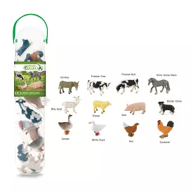 Tube of Mini Farm Animals