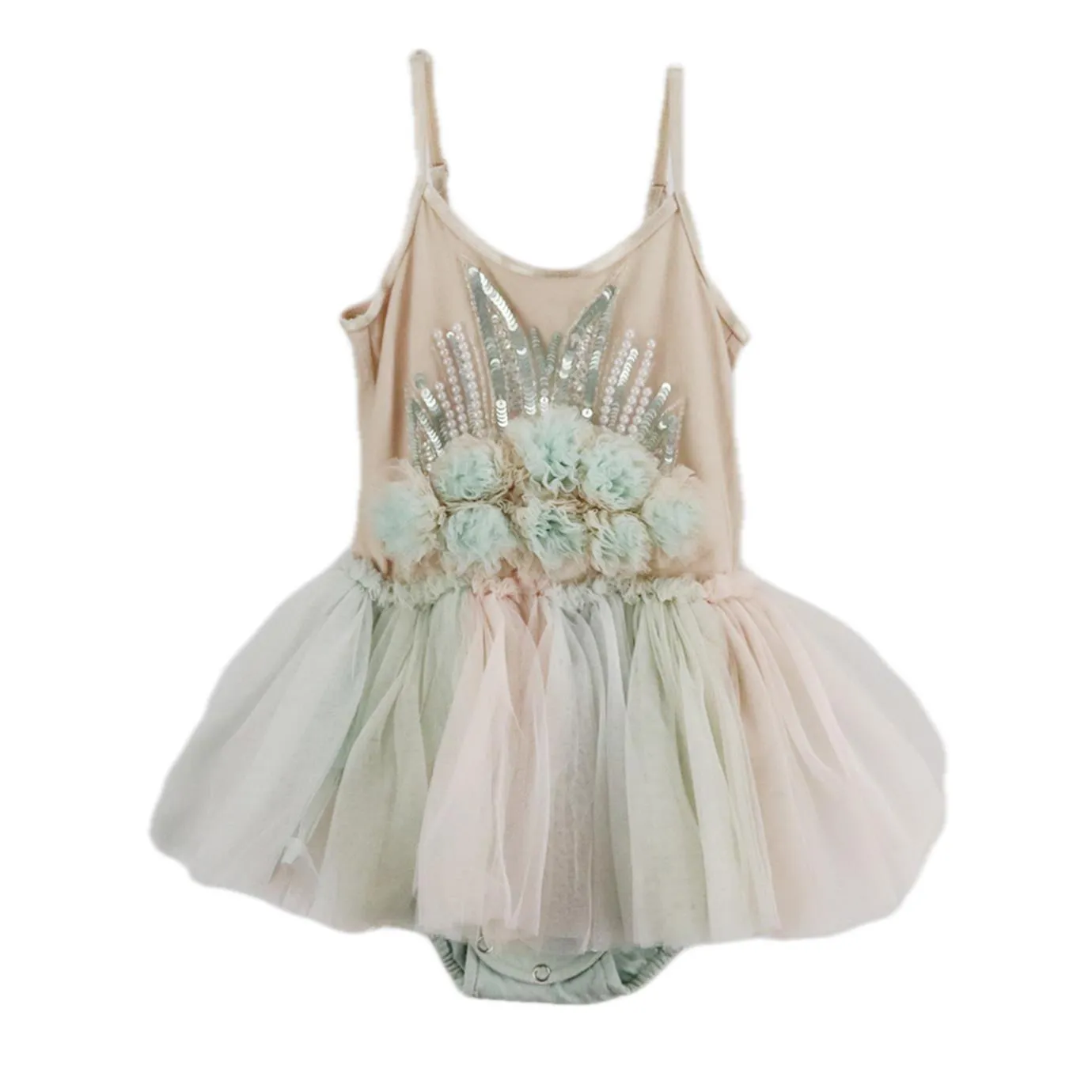 TUTU DU MONDE BABY GIRLS EMBELLISHED TULLE DRESS 12-18 MONTHS